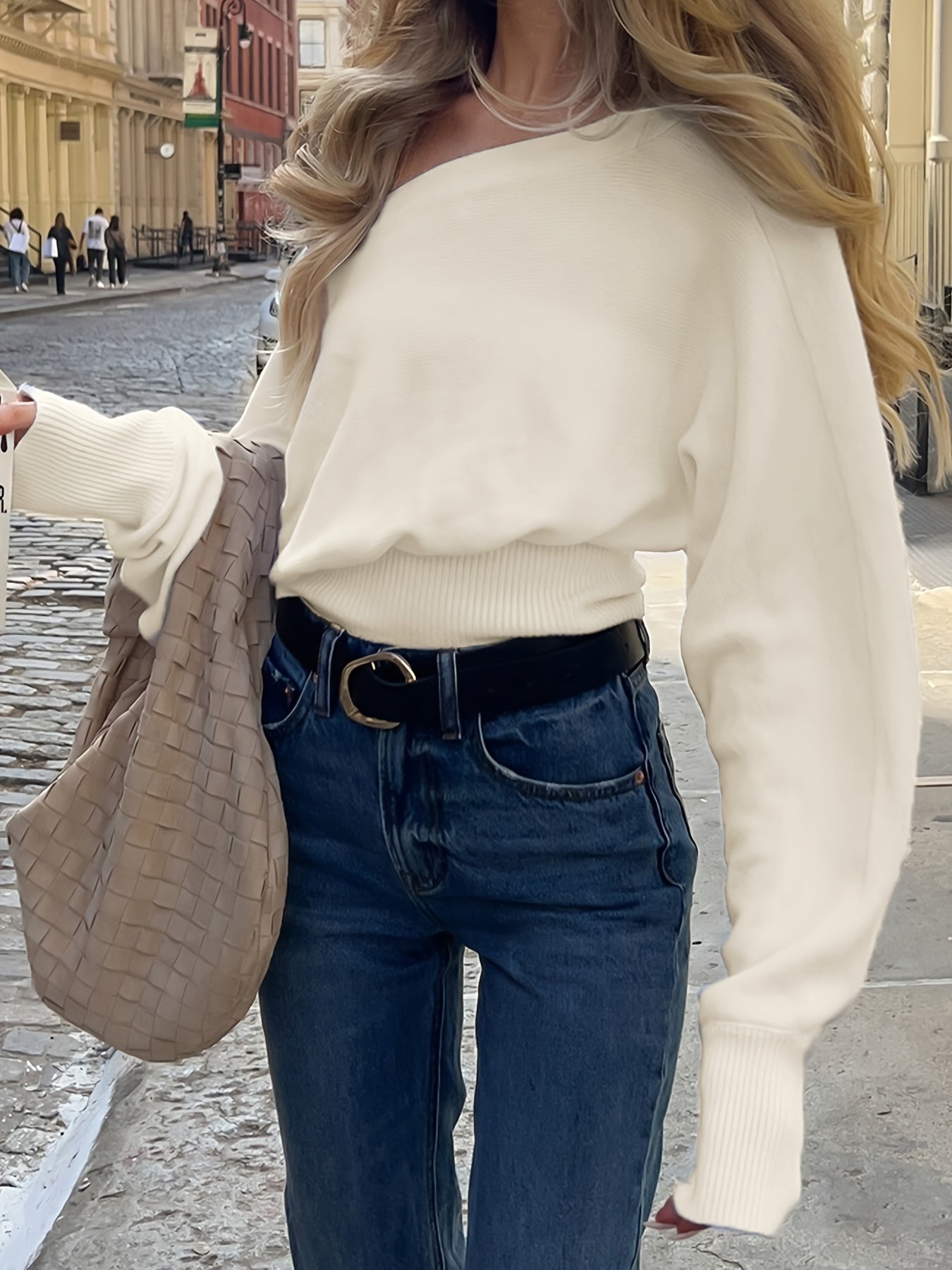 Asymmetrische Strickpullover | Avalynart