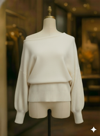 Asymmetrische Strickpullover | Avalynart