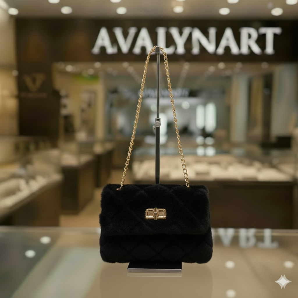 St. Moritz Plüschtasche | Avalynart