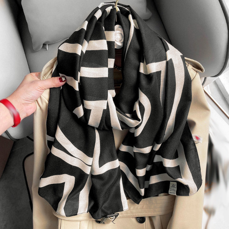 Zürich Seidenschal | Avalynart